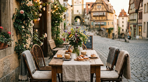 Cozy cafe date